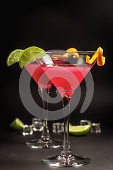 Alcohol cocktail Cosmopolitan