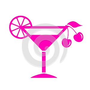 Alcohol cocktail illustration