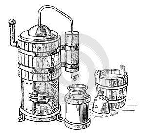 Alcohol distillation process