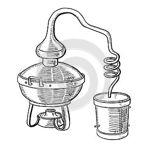 Alcohol distillation process