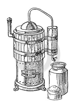 Alcohol distillation process