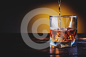 Whisky, whiskey or bourbon photo