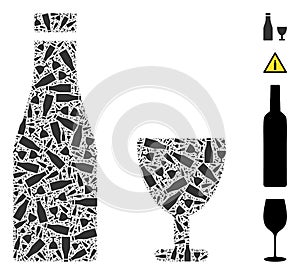 Alcohol Drinks Icon Recursive Composition