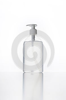 Alcohol gel to prevention coronavirus. hand sanitizer soap