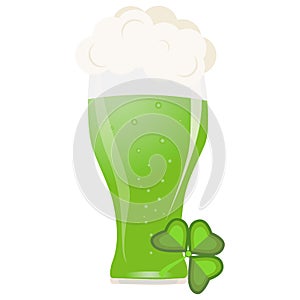 Alcohol green beer vector transparent glass illustration brewery and party beverage frosty drink.