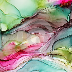 Alcohol Ink Abstract Background