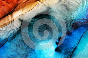 Alcohol ink abstract background