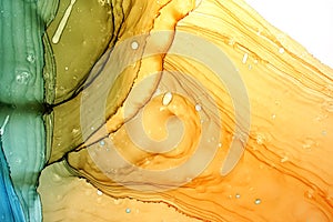 Alcohol ink abstract texture