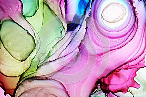 Alcohol ink abstract texture