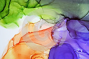 Alcohol ink abstract texture