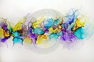 Alcohol ink abstract texture