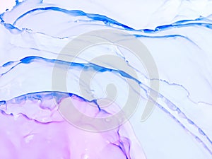 Alcohol ink background. Fluid art texture. For