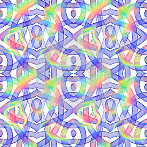 Alcohol ink and marbling effect Seamless Pattern