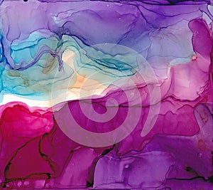 Alcohol ink multicolor texture. Fluid ink abstract background. art for design