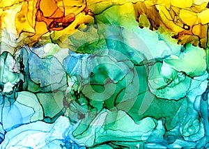 Alcohol ink texture. Fluid ink abstract background. art for design