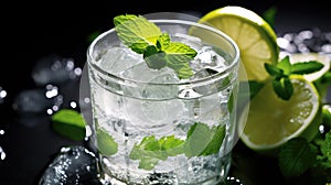 alcohol mint mojito drink mint