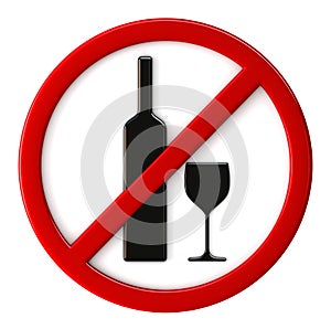 Alcohol not allowed