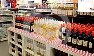 wine retail shop store supermarket