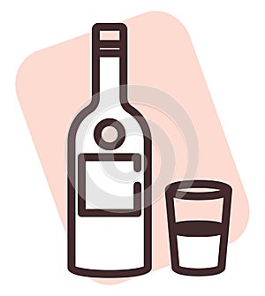 Alcohole icon, icon