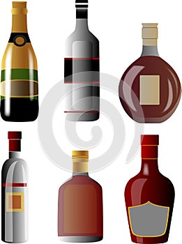 Alcoholic drink bottle