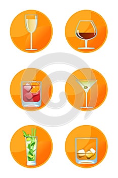 Alcoholic Drink Icons