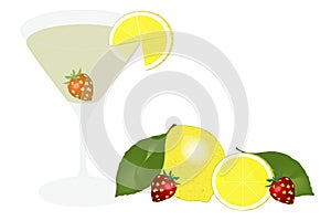 Alcoholic drink - illustration