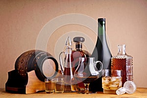 Alcoholic drinks photo