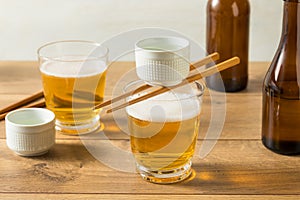 Alcoholic Japanese Sakebombs with Rice Wine