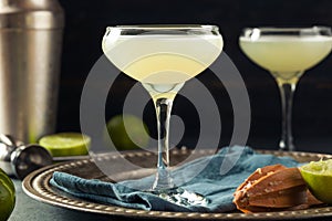 Alcoholic Lime and Gin Gimlet