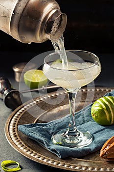 Alcoholic Lime and Gin Gimlet