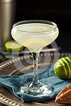 Alcoholic Lime and Gin Gimlet