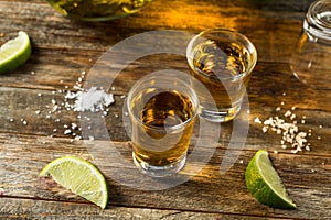 Alcoholic Reposado Tequila Shots