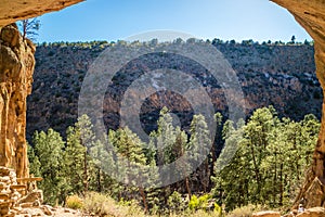 Alcove House Trail in Bandelier National Monument, New Mexico