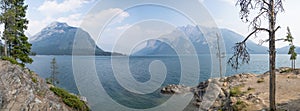 Alcove in the Shore of Lake Minnewanka in Banff