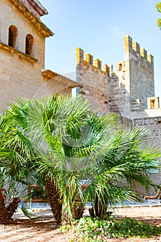 Alcudia City Wall Gate. City wall gate in the city of Alcudia, Mallorca, Spain