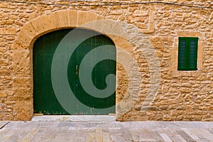 Alcudia Old Town in Majorca Mallorca Balearic