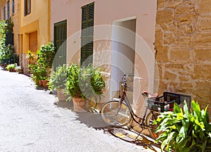 Alcudia Old Town in Majorca Mallorca Balearic