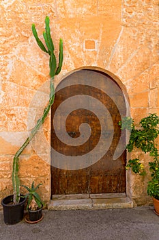 Alcudia Old Town in Majorca Mallorca Balearic