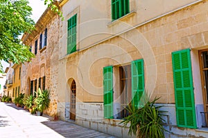 Alcudia Old Town in Majorca Mallorca Balearic