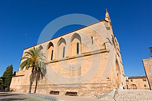 Alcudia Old Town Sant Jaume church in Majorca