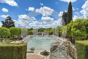 Royal Palace, AlcÃÂ¡zar, in Cordova, Andalusia, Spain photo