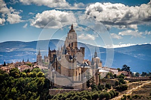 The AlcÃÂ¡zar of Segovia in Spain photo