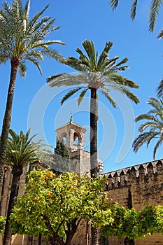 AlcÃ¡zar de los Reyes Cristianos in Cordoba, Spain