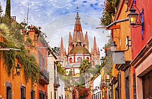 Aldama Street Parroquia Archangel Church San Miguel de Allende Mexico