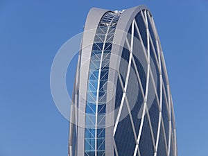 Aldar headquarters building in Abu Dhabi, UAE