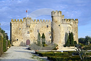 Aldea del Cano Castle Arguijuela province of Caceres, Spain photo