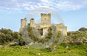 Aldea del Cano Castle Mayoralgo province of Caceres, Spain photo