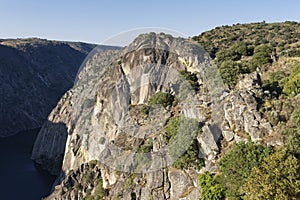 Aldeadavila dam from the Mirador del Fraile, Las Arribes del Duero