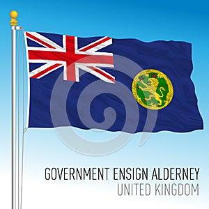 Alderney governative flag, United Kingdom