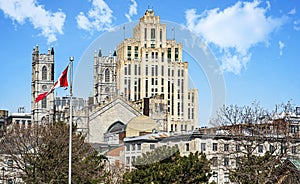 The Aldred Building is an Art deco building in Old Montreal